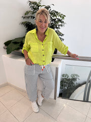 Carter Strip Barrel Jeans