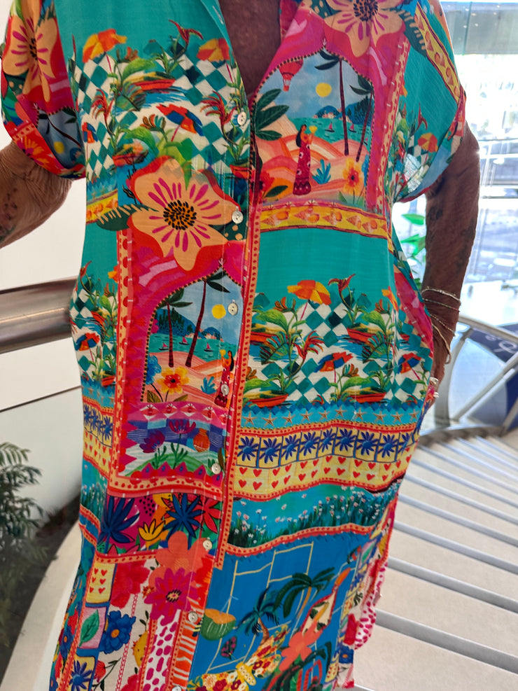 Paradise Shirt Dress