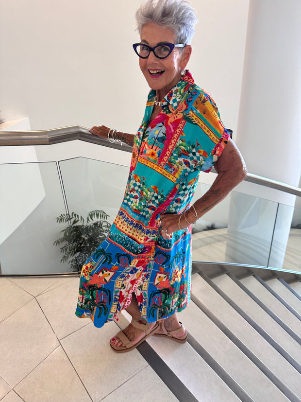 Paradise Shirt Dress