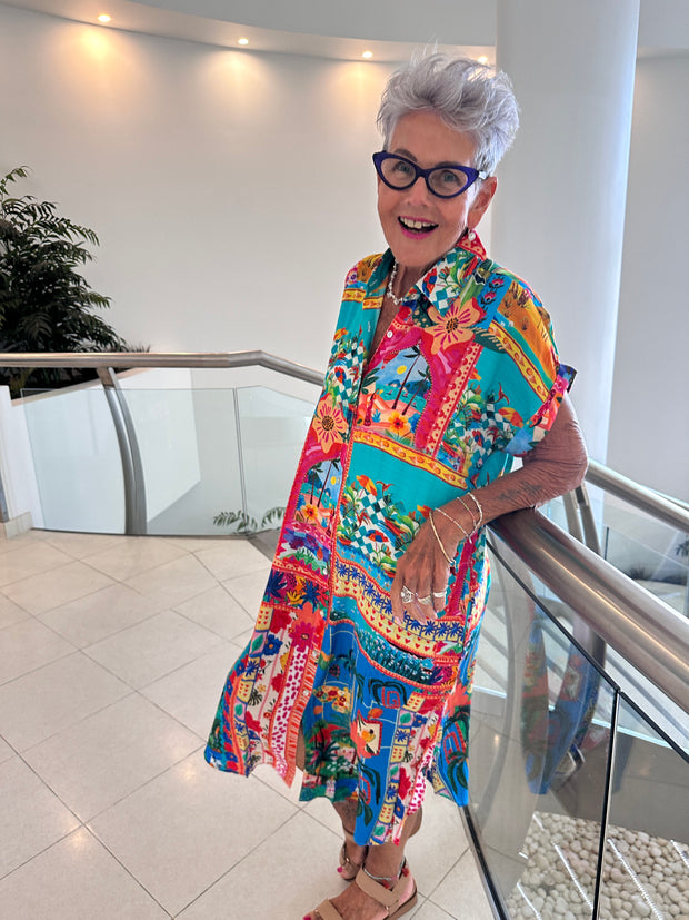 Paradise Shirt Dress