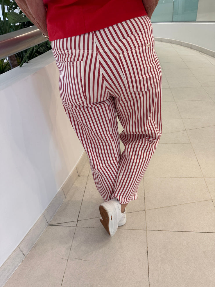 Carter Strip Barrel Jeans