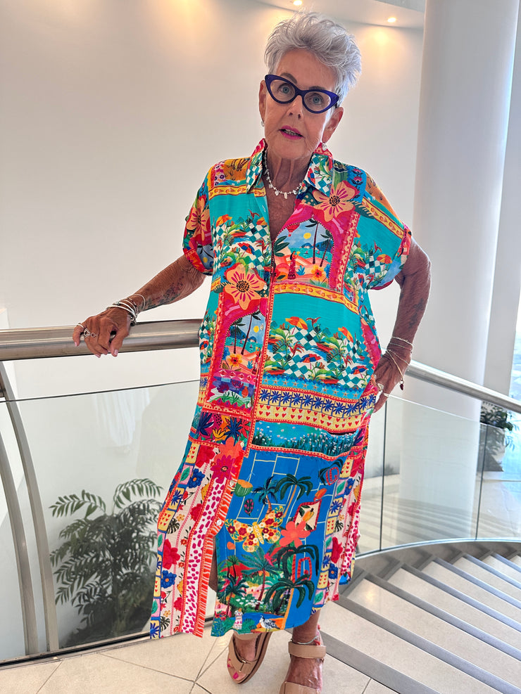 Paradise Shirt Dress