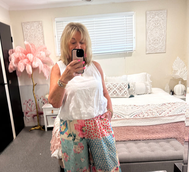 Bloom Patchwork Pants