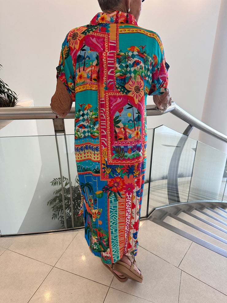 Paradise Shirt Dress