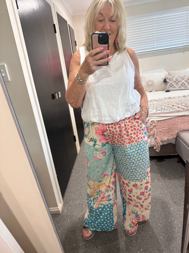 Bloom Patchwork Pants