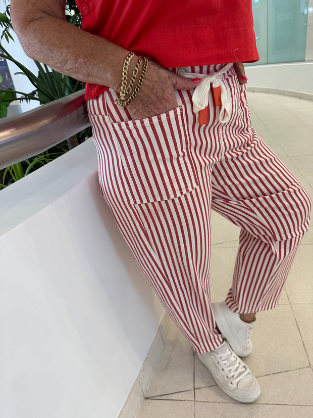 Carter Strip Barrel Jeans