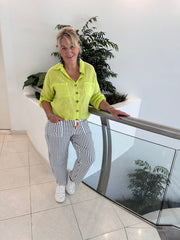 Carter Strip Barrel Jeans