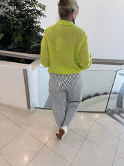 Carter Strip Barrel Jeans