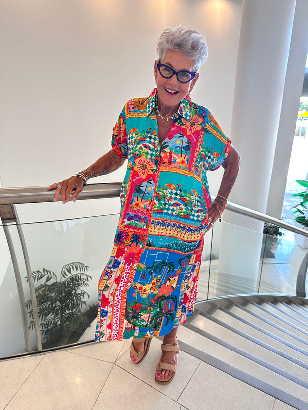 Paradise Shirt Dress