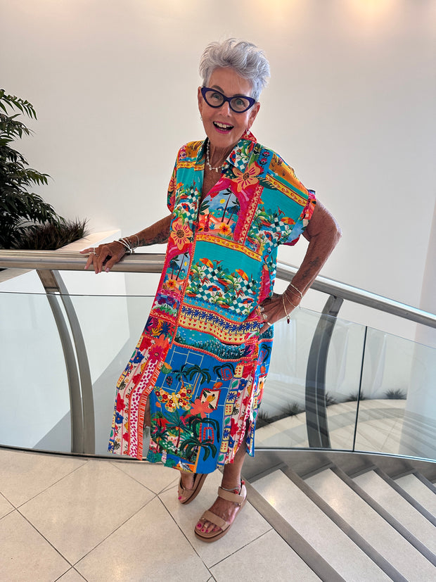 Paradise Shirt Dress