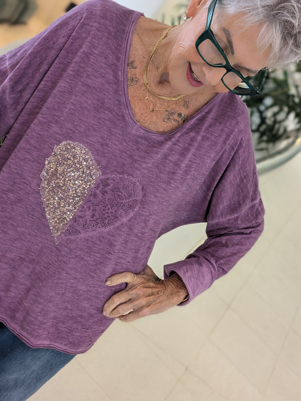 Glam Heart Top
