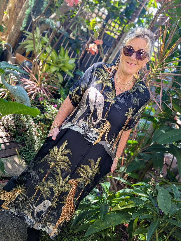 Safari Shirt Dress
