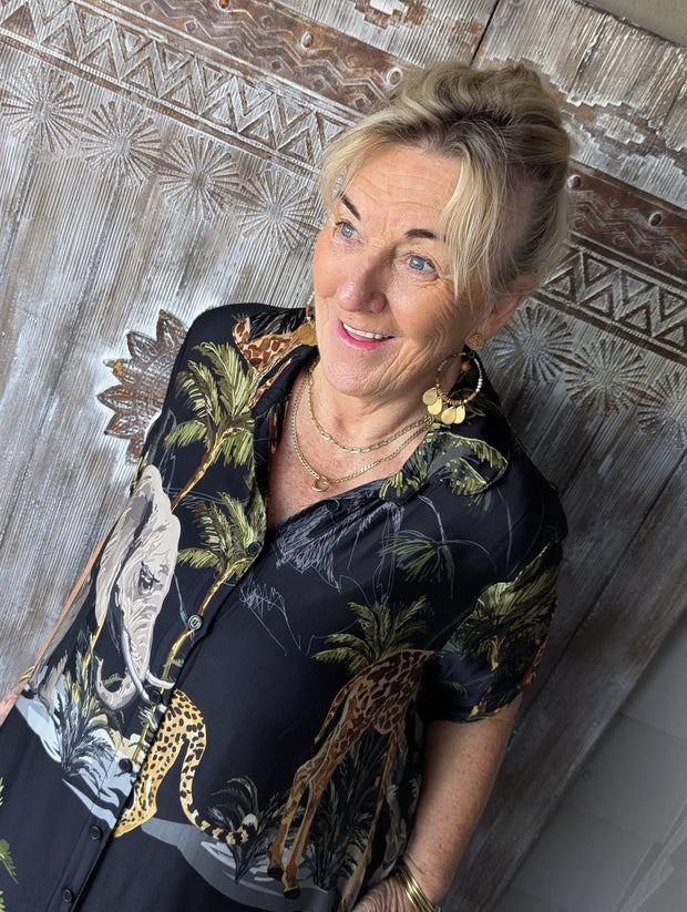 Safari Shirt Dress