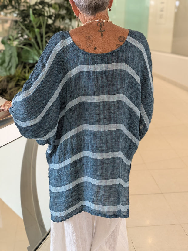Bella Linen Weave Top
