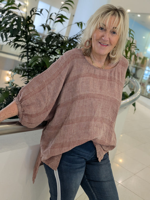 Bella Linen Weave Top