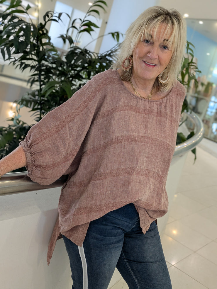 Bella Linen Weave Top