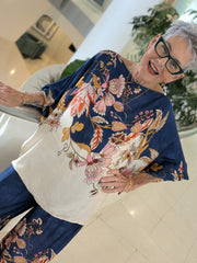 La Lisa Silk Top and Pant Set