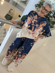 La Lisa Silk Top and Pant Set