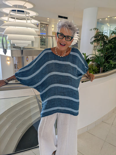 Bella Linen Weave Top