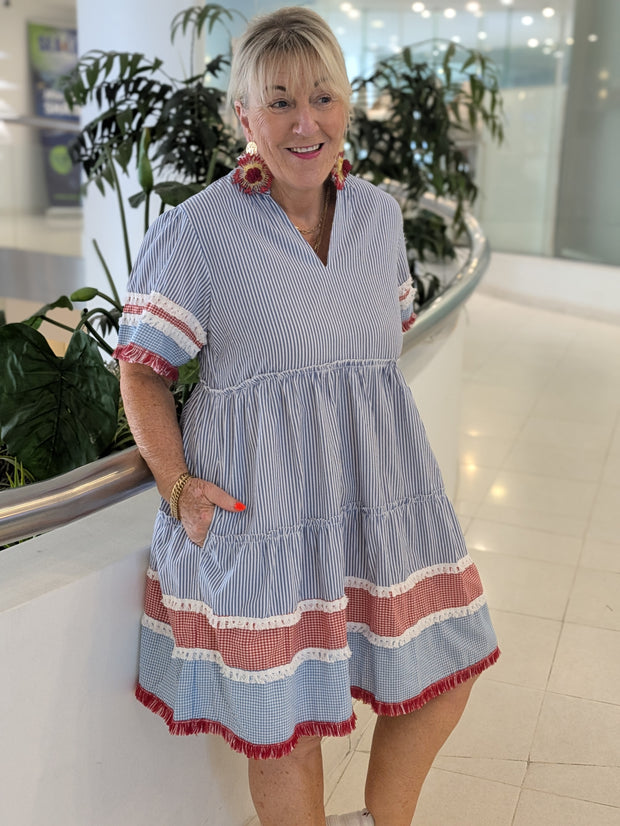 Gypsy Fringed Dress