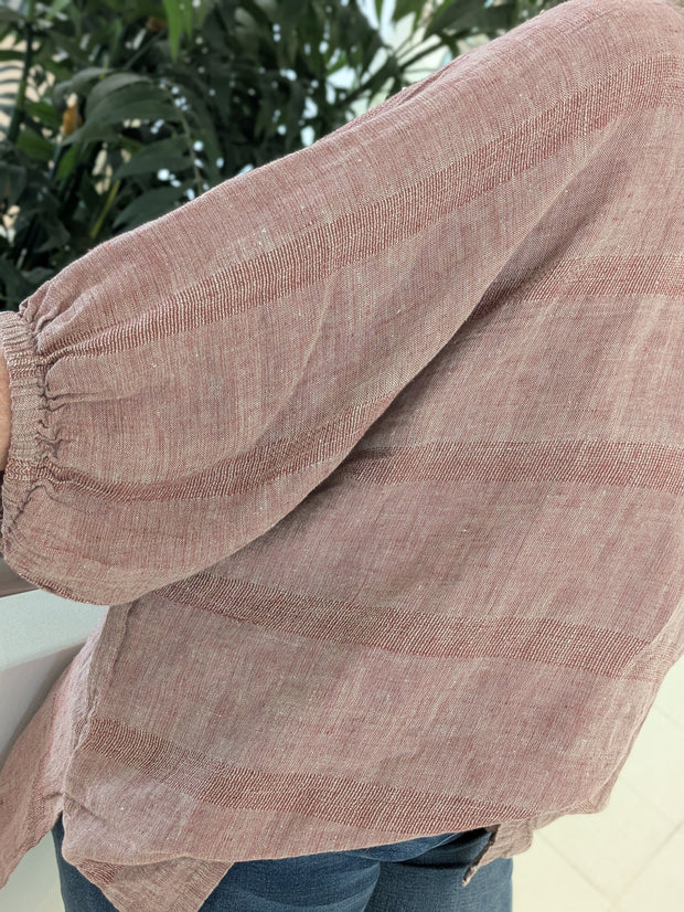 Bella Linen Weave Top