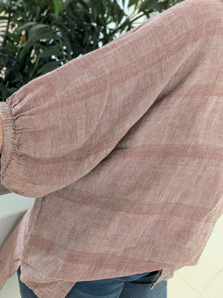 Bella Linen Weave Top
