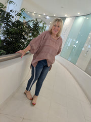 Bella Linen Weave Top