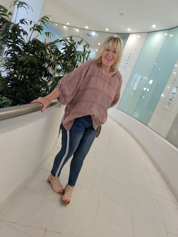 Bella Linen Weave Top