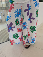 Rainbow Daisy Pants
