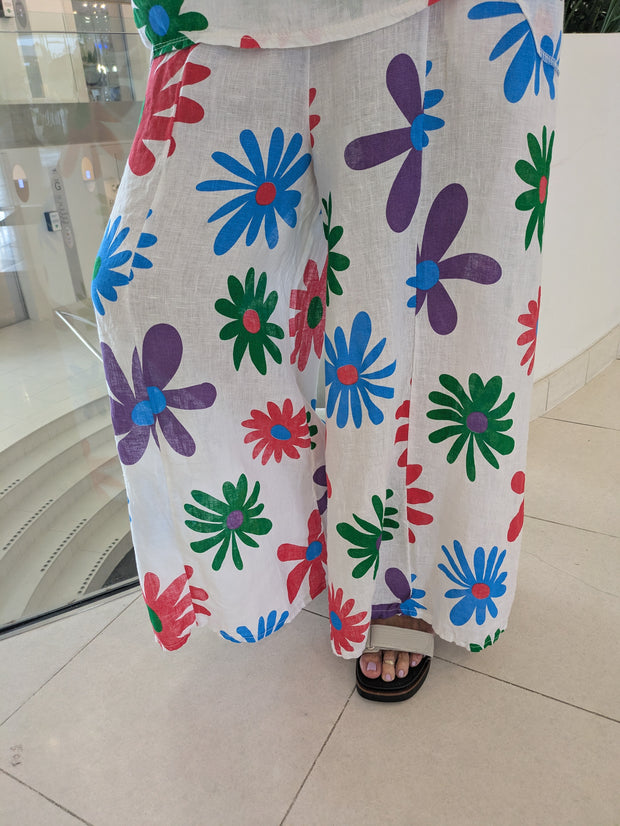 Rainbow Daisy Pants