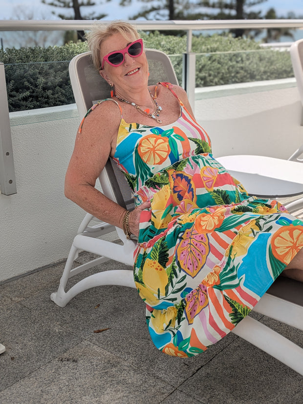 Tutti Fruity Short Strappy Dress