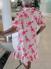 Pink Lobster Dress