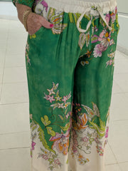 La Lisa Silk Top and Pant Set