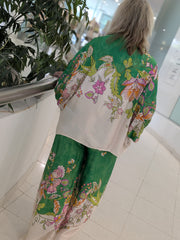 La Lisa Silk Top and Pant Set