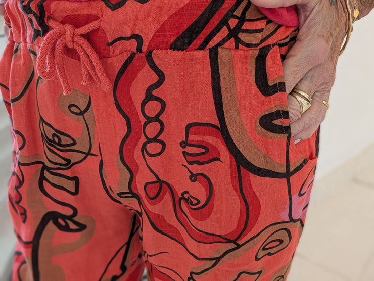 Abstract Pants