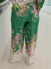 La Lisa Silk Top and Pant Set