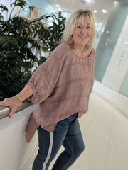 Bella Linen Weave Top