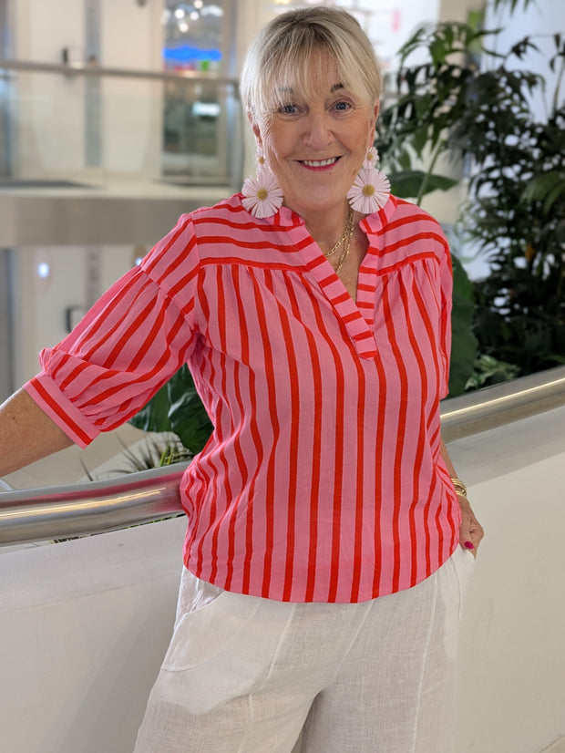 Candy Strip Blouse