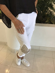 Donna Donna Italian Stretch Star pants